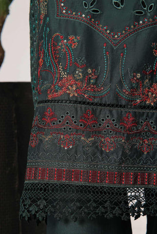 FESTIVE VOL-5  LUXURY EMB COLL WITH CHFFON DUPATTA SADABAHAR D-01