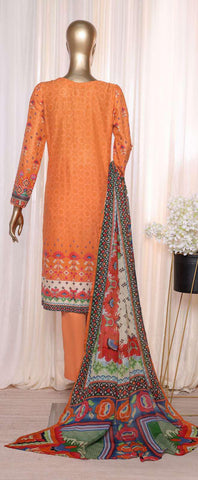 Anmol Print & Embroidered Chikankari Lawn Coll'24 D-01