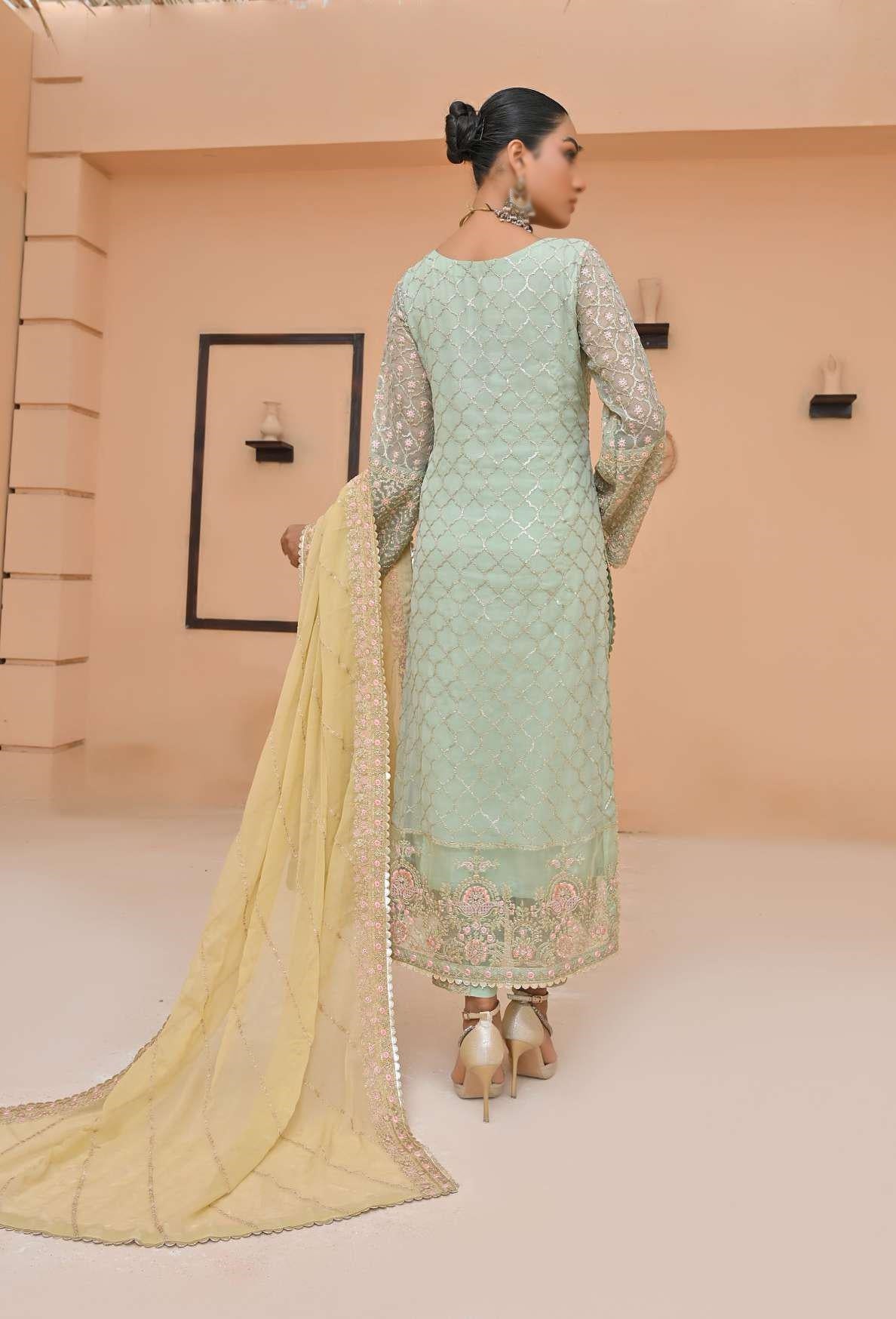 D-01 Elaine Luxury Embroidered Chiffon Collection'23 By Soghat Un-Stitched