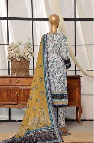 SADABAHAR Printed Lawn Coll"24 Vol 7-D 01- STITCHED 3 PIECE