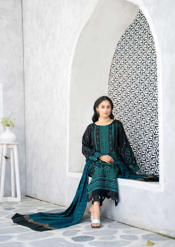 Shabnam Fancy Emb Winter With Shawl Coll:24 By Sobia Waseem D-01