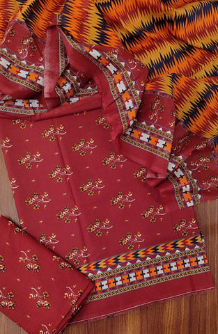 D-01 Bin Saeed Unstitched Printed Lawn Collection'24 ALL OVER PRINT