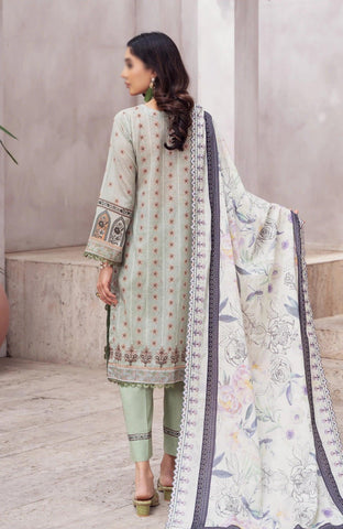 Cutwork Bliss Lawn Dupatta Edition Vol-Three ALZOHAIB D-02