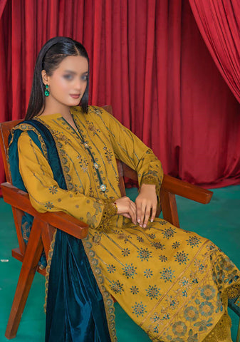 Momina 0.2 Fancy Winter Fabric Collection:24 By Sobia Waseem D-02