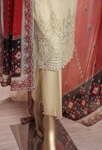 Anmol Print & Embroidered Chikankari Lawn Coll'24 D-02