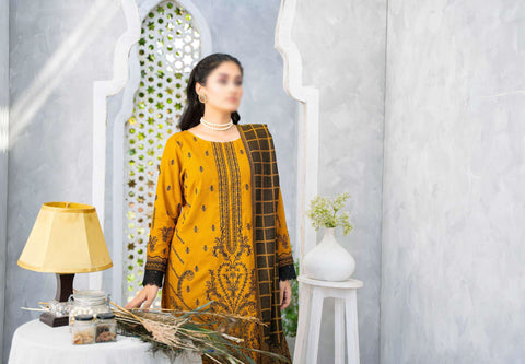 Shabnam Fancy Emb Winter With Shawl Coll:24 By Sobia Waseem D-02