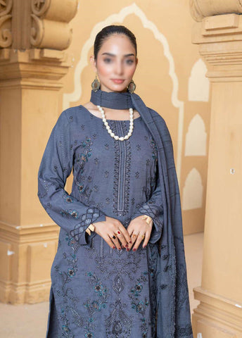 Haad E Nazar Fancy Winter Fabric With Shawl Coll:24 By Sobia Waseem D-02