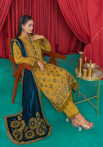 Momina 0.2 Fancy Winter Fabric Collection:24 By Sobia Waseem D-02