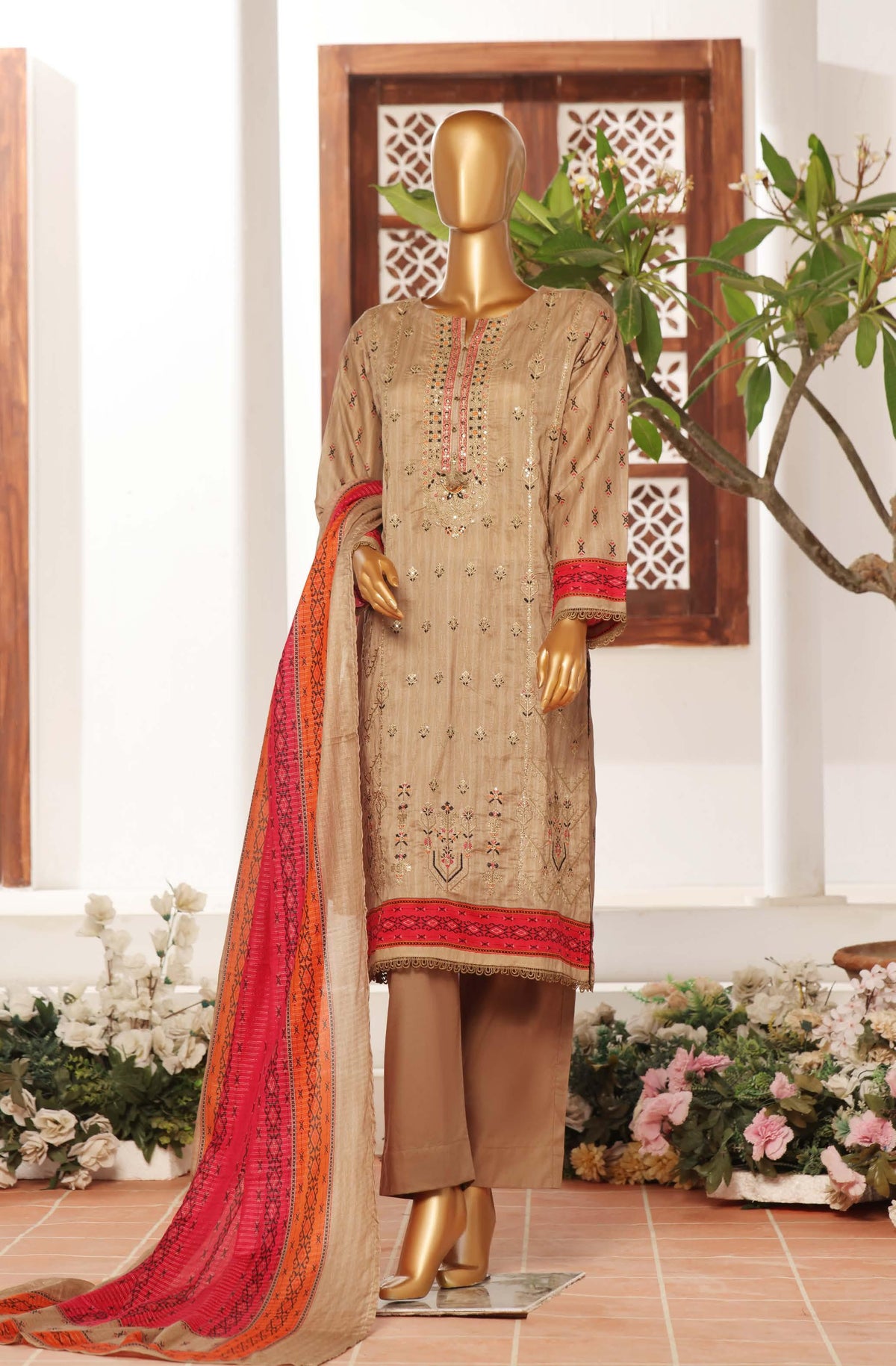 Sadabahar Embroidered Lawn Vol-2 D-02