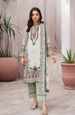 Cutwork Bliss Lawn Dupatta Edition Vol-Three ALZOHAIB D-02