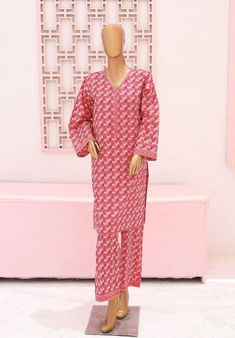 Bin Saeed Co-Ords Printed Lawn 2 Piece Coll"24 Stitched D-03