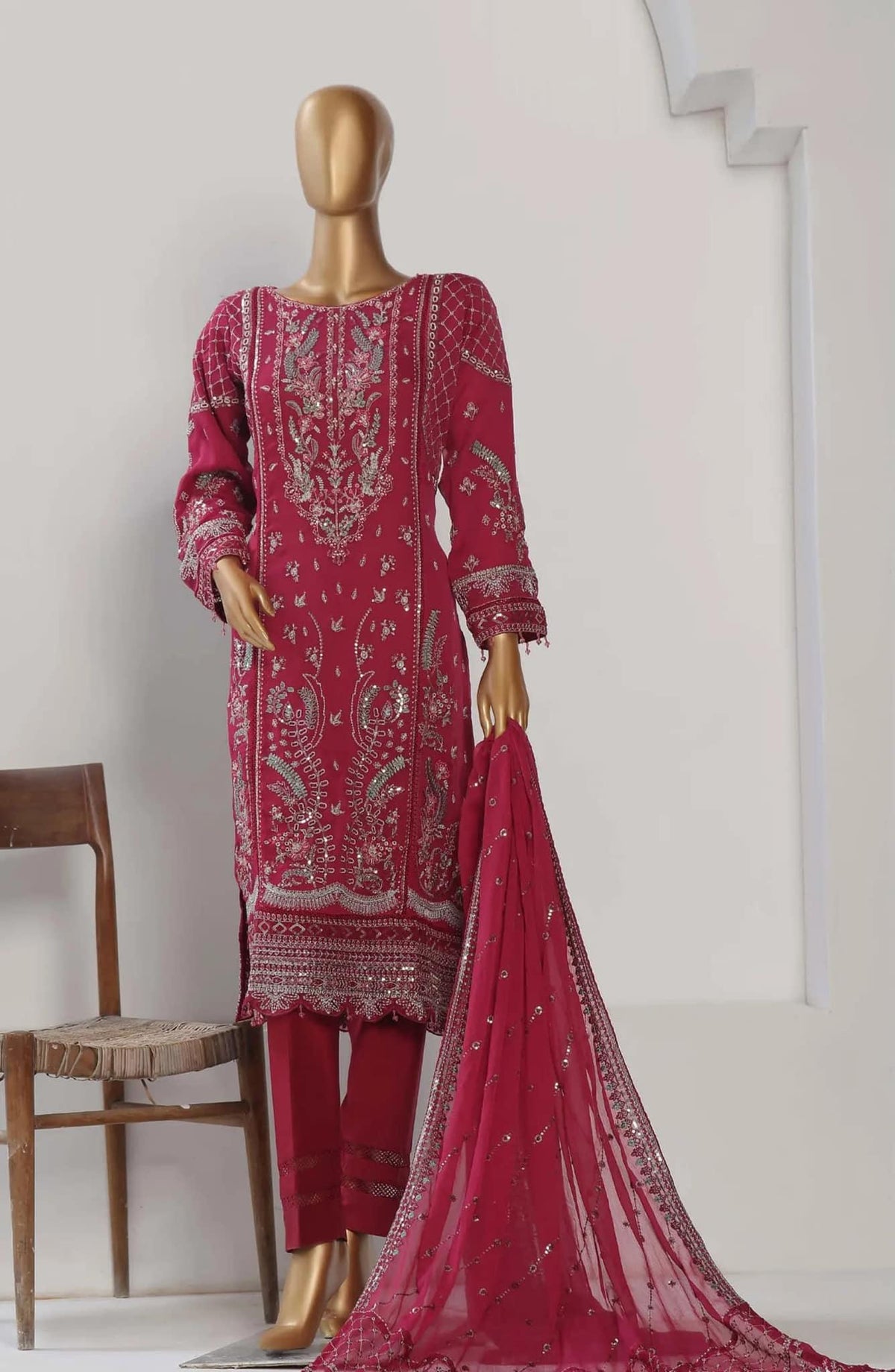 Afsanay Luxury Emb Chiffon Coll'24 Vol.08 By Sadabahar D-03