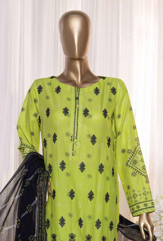 Anmol Print & Embroidered Chikankari Lawn Coll'24 D-03