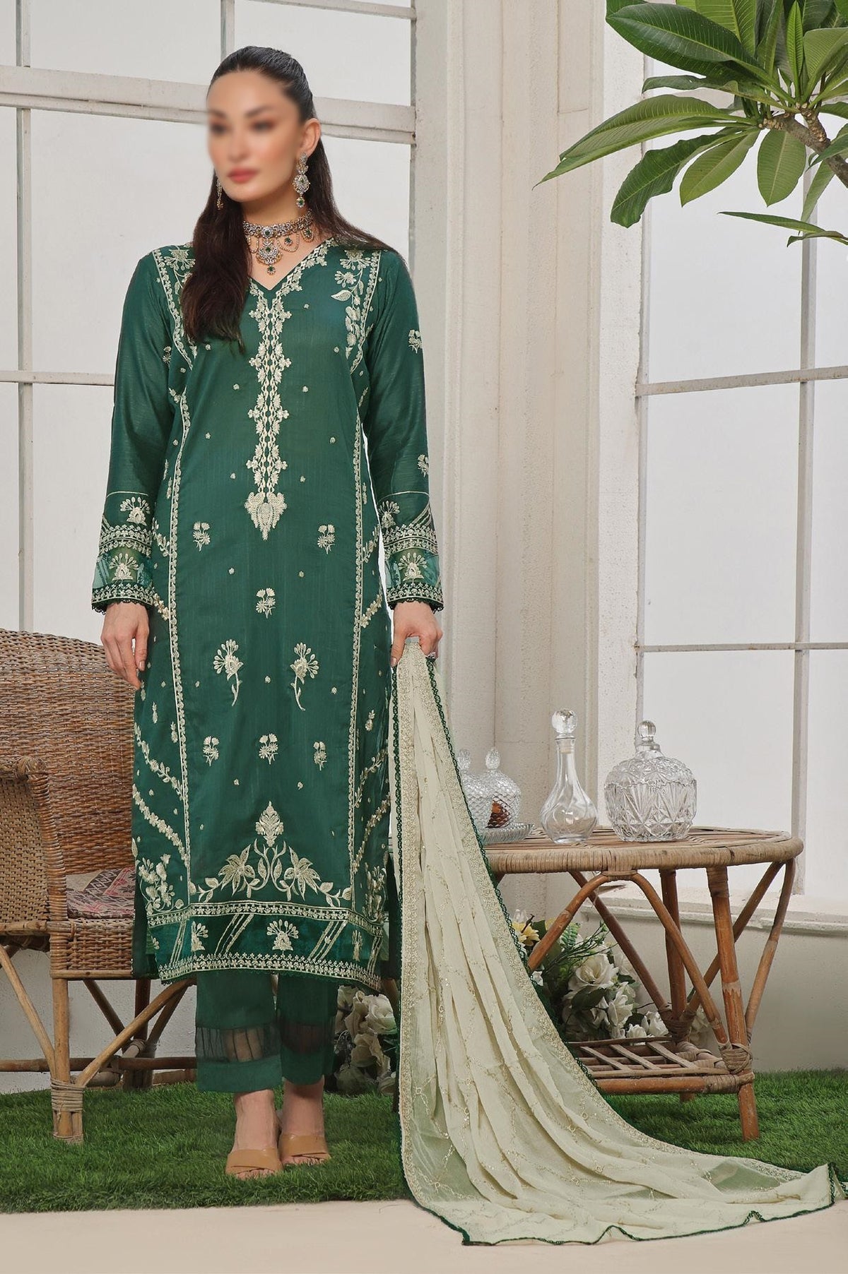 Nirvana Embroidered Luxury Cotton Coll:24 By Soghat-03