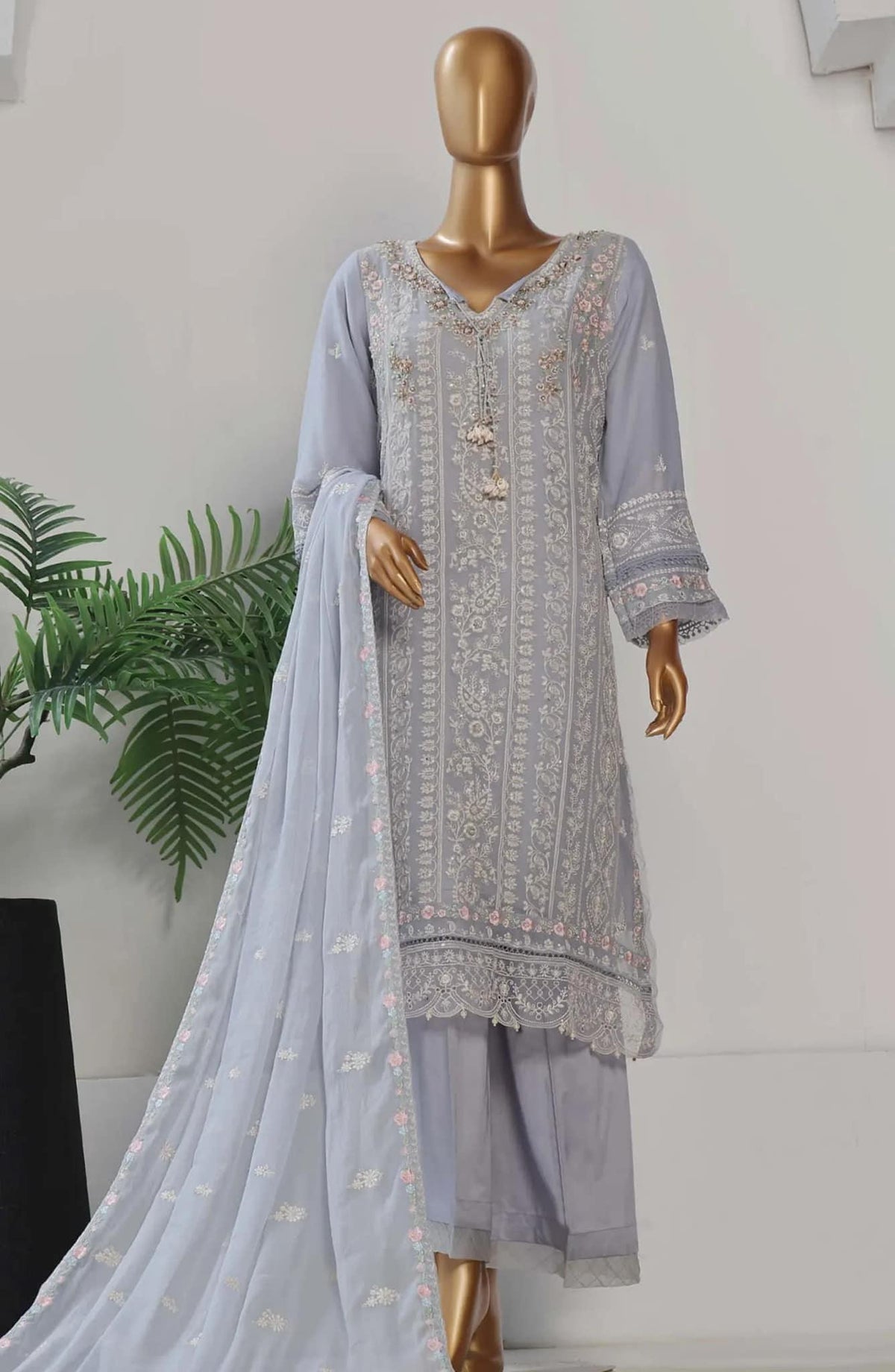 Afsanay Luxury Emb Chiffon Coll'24 Vol.08 By Sadabahar D-04