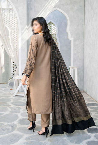 Shabnam Fancy Emb Winter With Shawl Coll:24 By Sobia Waseem D-04