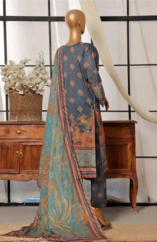 SADABAHAR Printed Lawn Coll"24 Vol 7-D 04- STITCHED 3 PIECE
