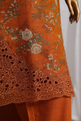 Sadabahar Emb Print Khaddar Coll: Reay To Wear D-04