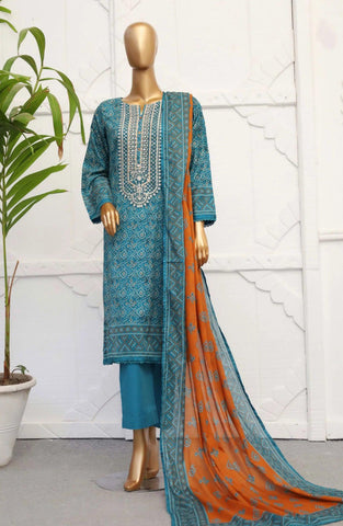 Sadabahar Embroidered Lawn Pret Coll'24 Vol 01 D-04