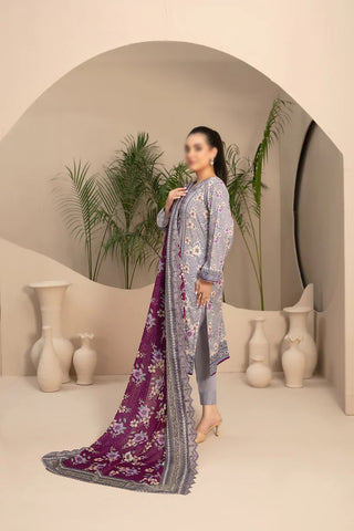 Tanaaz Emb Digital Printed Lawn Un-Stitched 3 Pcs D-3427