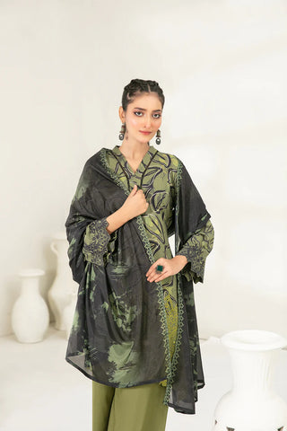 Fasha 3 Piece Ready-to-wear Coll By Tawakkal D-3682