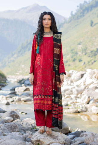 Shah Man Dhanak Zari Fancy Emb Coll:24 By Sobia Waseem D-05