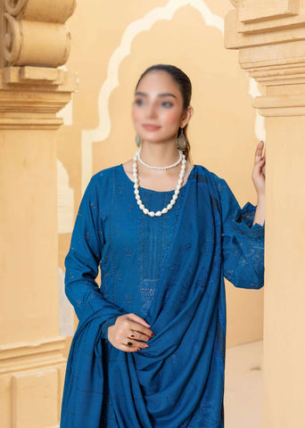 Haad E Nazar Fancy Winter Fabric With Shawl Coll:24 By Sobia Waseem D-05