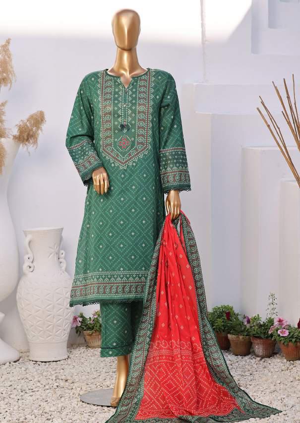 D-05 CHUNRI  3Pcs Printed Co-ords Lawn Collection 2024 BY SADABAHAR