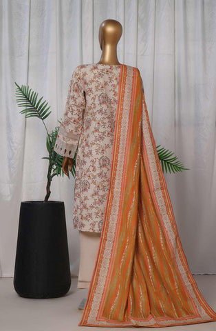 Sadabahar Emb Print Khaddar Coll: Reay To Wear D-05