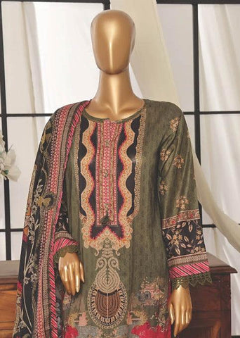 SADABAHAR Printed Lawn Coll"24 Vol 7-D 05- STITCHED 3 PIECE