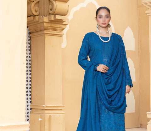 Haad E Nazar Fancy Winter Fabric With Shawl Coll:24 By Sobia Waseem D-05