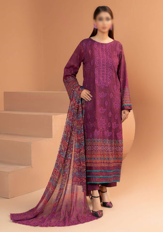 Marwa Semi Formal Embroidered Lawn Collection'24 D-05