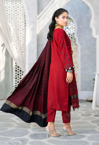 Shabnam Fancy Emb Winter With Shawl Coll:24 By Sobia Waseem D-05