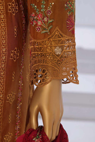 FESTIVE VOL-5  LUXURY EMB COLL WITH CHFFON DUPATTA SADABAHAR D-05