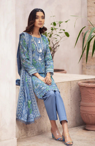 Cutwork Bliss Lawn Dupatta Edition Vol-Three ALZOHAIB D-06