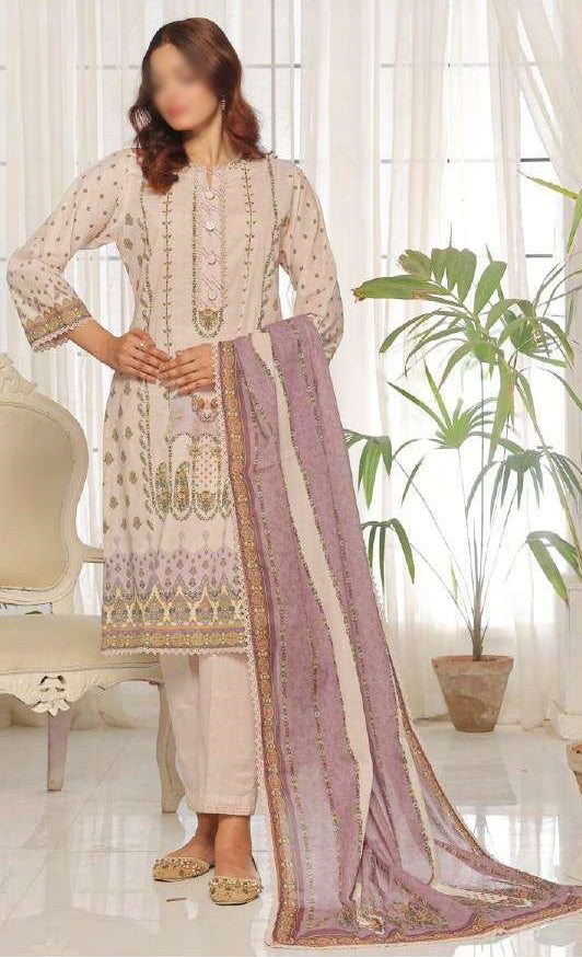 Saphron Urbane Premium Lawn Collection Un Stitched 3 Piece D-06