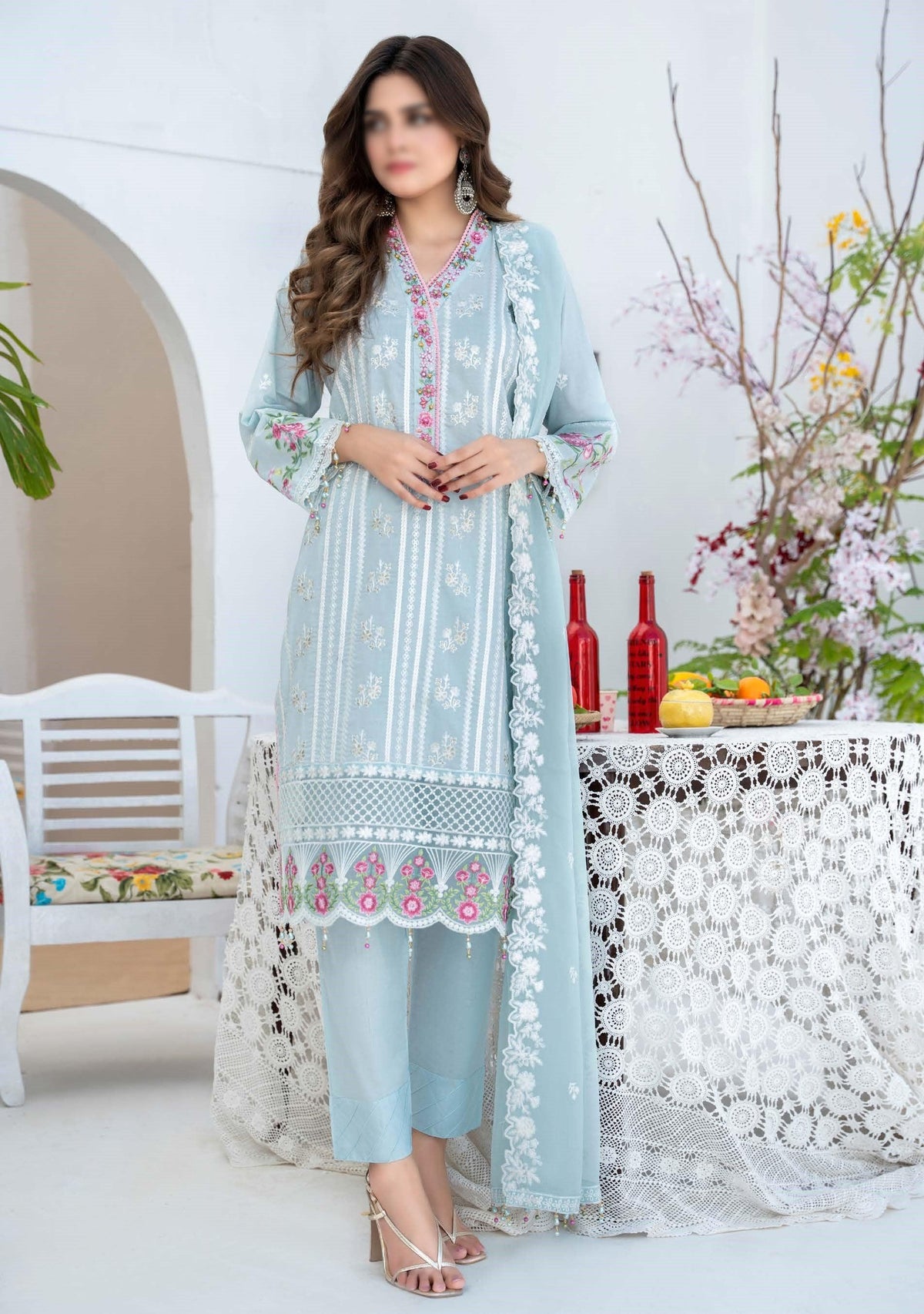 Zamda Exclusive Summer Coll"24 VOL-IV Semi-Stitched D-06