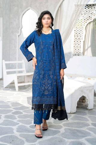 Shabnam Fancy Emb Winter With Shawl Coll:24 By Sobia Waseem D-06
