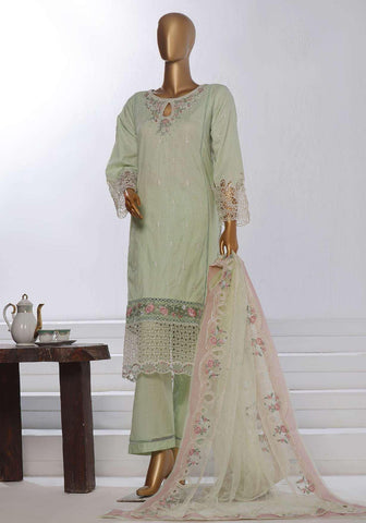 FESTIVE VOL-5  LUXURY EMB COLL WITH CHFFON DUPATTA SADABAHAR D-06