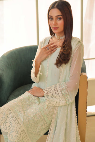 D-06 Izhar Luxury Embroidered Chiffon Collection'23 By Soghat Un-Stitched 3 Piece