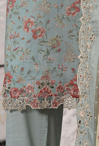 Sadabahar Print & Embroidered Cutwork Lawn Collection'24 d-06