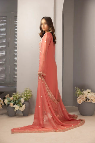 ROOHI 3 PIECE LUXURY EMB CHIFFON BY SOGHAT D-05