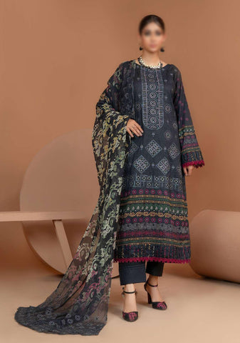 Marwa Semi Formal Embroidered Lawn Collection'24 D-06