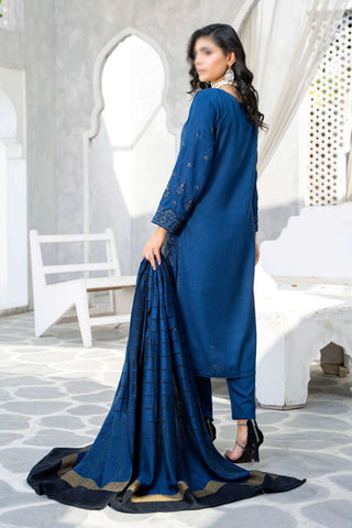 Shabnam Fancy Emb Winter With Shawl Coll:24 By Sobia Waseem D-06