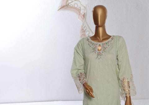 FESTIVE VOL-5  LUXURY EMB COLL WITH CHFFON DUPATTA SADABAHAR D-06