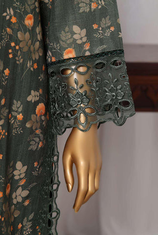 Sadabahar Emb Print Khaddar Coll: Reay To Wear D-06