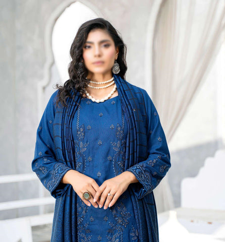 Shabnam Fancy Emb Winter With Shawl Coll:24 By Sobia Waseem D-06