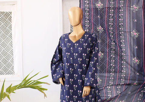Bin Saeed Printed Lawn Coll"24-3Piece Stitched D-08