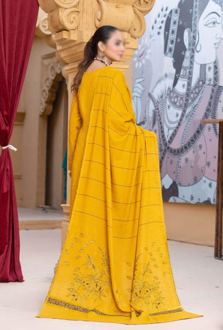 Haad E Nazar Fancy Winter Fabric With Shawl Coll:24 By Sobia Waseem D-06