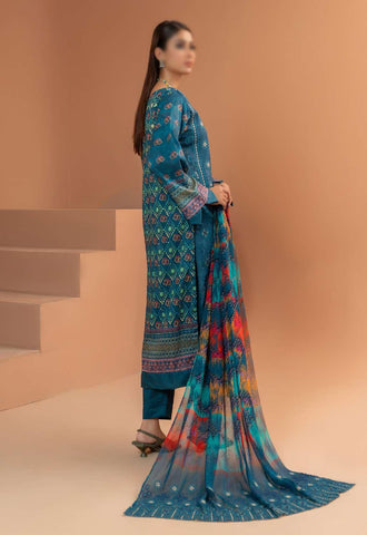 Marwa Semi Formal Embroidered Lawn Collection'24 D-07